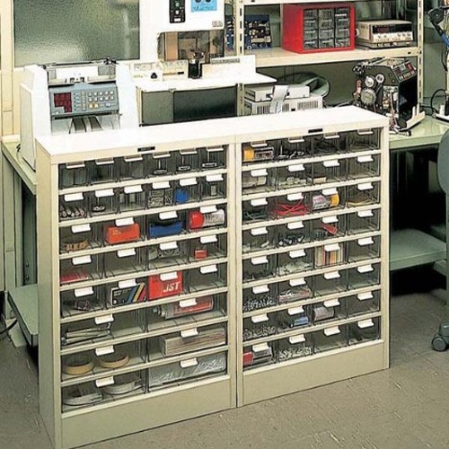 570x255x880mm/ 8段 パーツキャビネット【EA957HC-31】