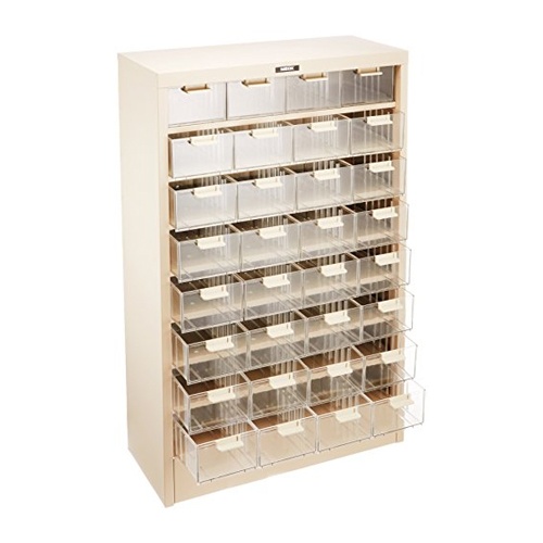 570x255x880mm/4列 8段 パーツキャビネット【EA957HC-32】