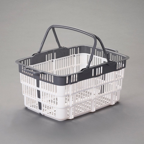 570x361x237mm/30.1L コンテナ(グレーホワイト)【EA506AK-60】