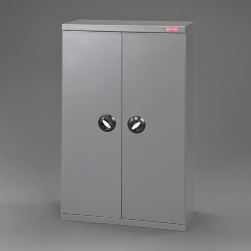 587x270x970mm/4列 12段パーツキャビネット(ドア付)【EA957F-15】