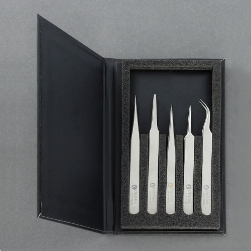 5本組 超精密ピンセット(ステンレス製)【EA595H-1】