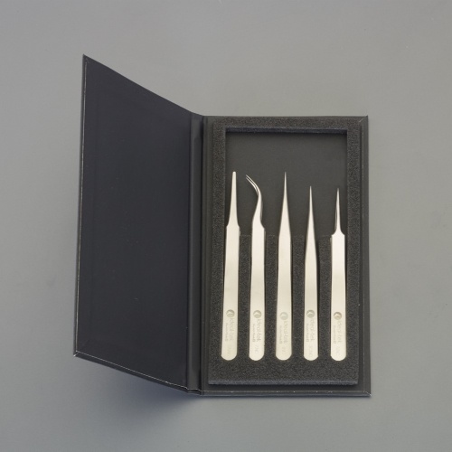 5本組 超精密ピンセット(超合金製)【EA595H-31】