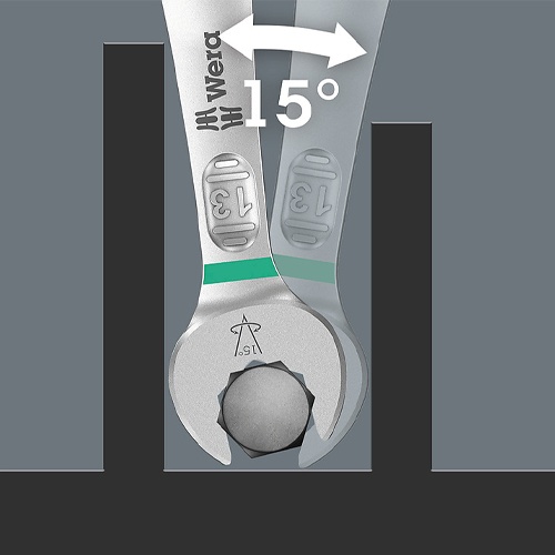 5本組/ 8-15mm コンビネーションレンチ(自転車用)【EA573XW-10】