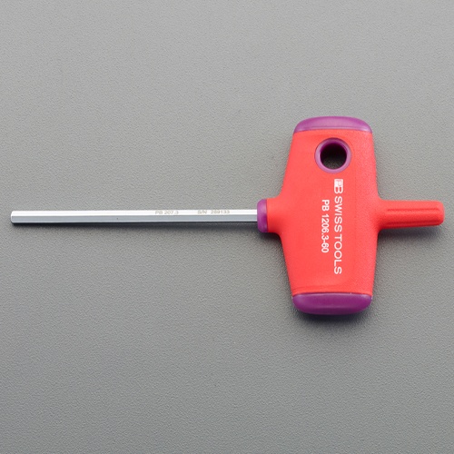 6.0x 80mm [Hexagon]ドライバー(Tハンドル)【EA573LP-6A】