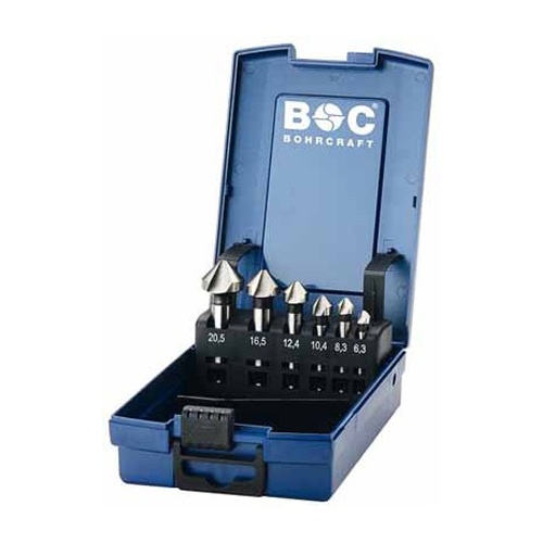 6.3-20.5mm カウンターシンク(6本組・HSS)【EA827FE-306】