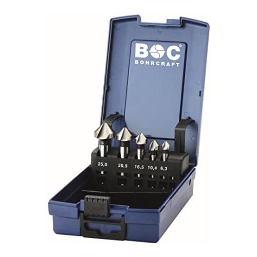 6.3-25.0mm カウンターシンク(5本組・Co-HSS)【EA827FF-305】