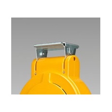 6.5mmx10m エアーホースリール(自動巻取/難燃性)【EA124BK-46】