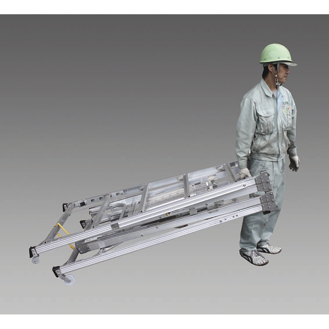 600x500x2400-2700mm 作業台(折畳み式)【EA905DD-27】