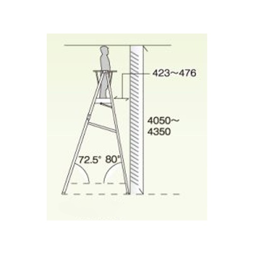 600x500x2400-2700mm 作業台(折畳み式)【EA905DD-27】