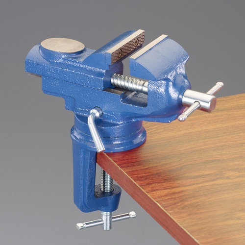 60mm ベンチバイス(回転台/クランプ式)【EA525GA-1】