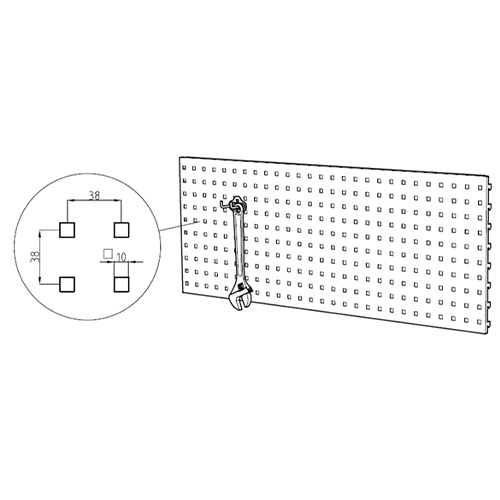 631x21x400mm マルチストールカート用ボード【EA957FL-22】