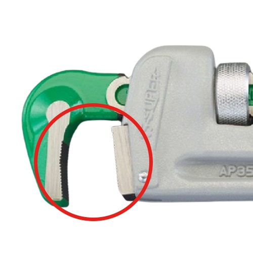 65mm/350mm パイプレンチ(アルミ合金/被覆管用)【EA546CB-3】