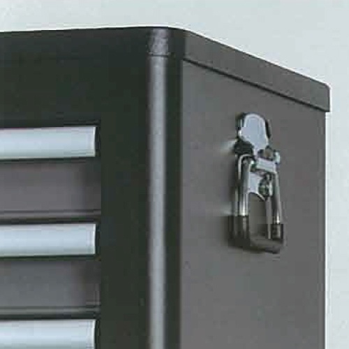 677x459x1000mm/4段 ツールワゴン【EA956BB-1】