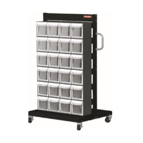 690x560x1460mm/4列6段 マルチストールカート(片面)【EA957FL-1】