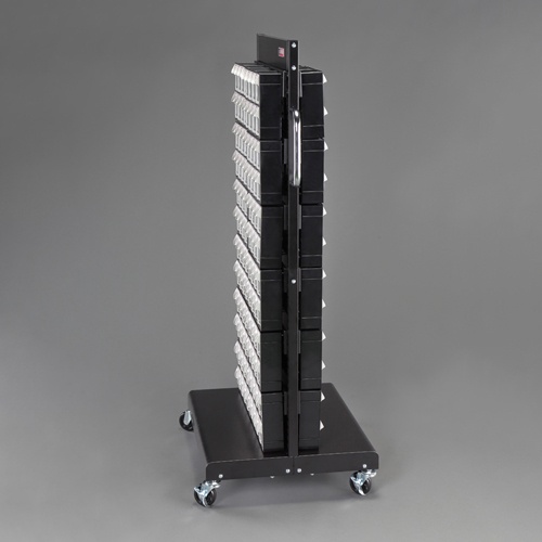 690x560x1460mm/8列12段 マルチストールカート/両面【EA957FL-14】