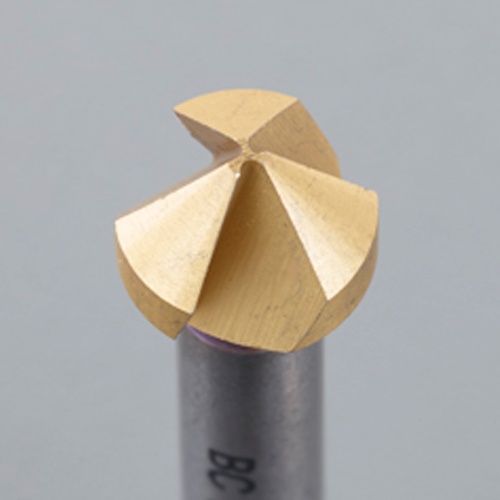 7.3mm カウンターシンク(6mm軸・HSS・Tinコート)【EA827FE-107B】