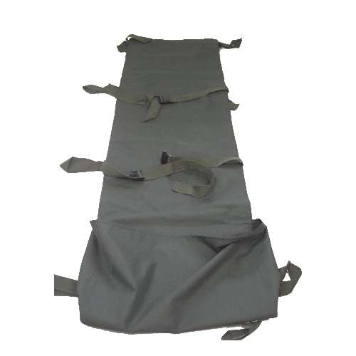 700x2100mm 折畳式担架(ポリエステル布製・OD色)【EA999ZT-2】