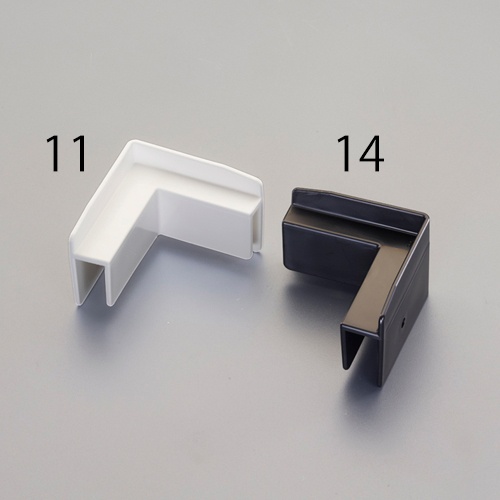 70x70mm プラダン用コーナー(SxW・R用/白/2個)【EA911BG-12】