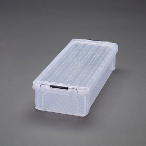 710x300x160mm 収納ケース(バックル付/クリアー/4個)【EA506AB-50CC】