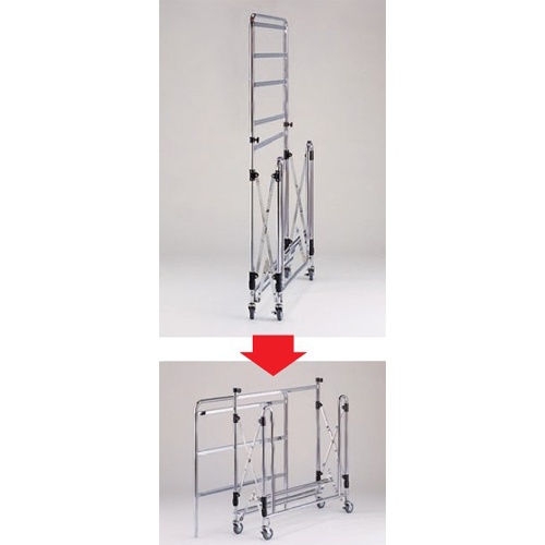 710x540x1855mm モップ収納ラック【EA928AB-811】