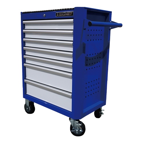 722x459x1000mm/ 7段 ツールワゴン(ブルー)【EA957S-9A】