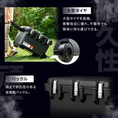 731x460x454mm/60L クーラーボックス(ホワイト)【EA917AL-57】