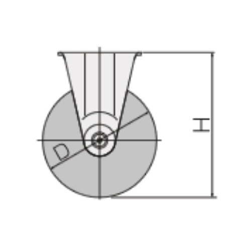 75mm キャスター(固定金具)【EA986PP-63】