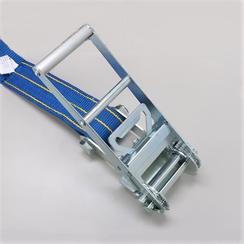 75mmx 5.0m/2540kg ベルト荷締機(両端アイ型)【EA982SA-55A】