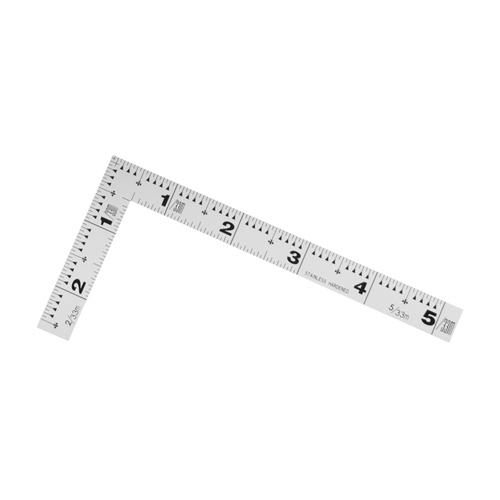 75x150mm シルバー曲尺(併用目盛)【EA720WA-10S】