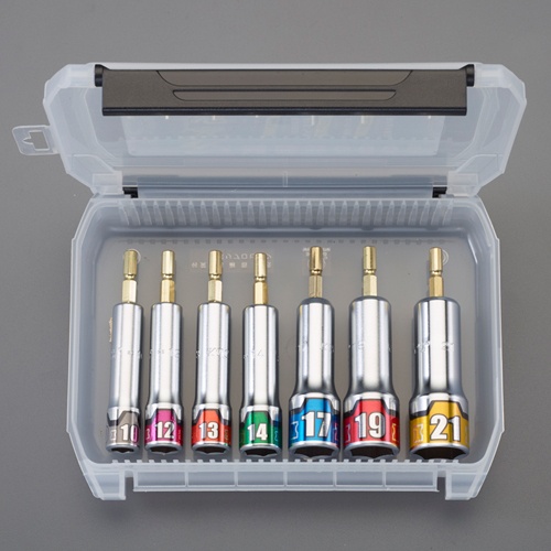 7本組/10-21mm 電ドルソケットセット【EA612AA-2】