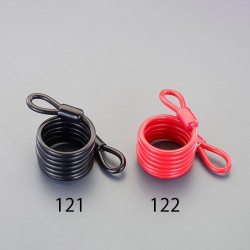 8.0mmx1.8m スチールワイヤー(赤)【EA983SF-122】