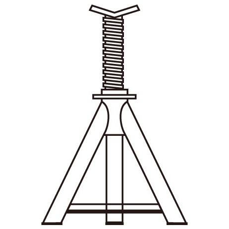8.0ton/950-1450mm Axle スタンド【EA993DC-8B】