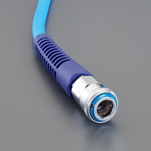 8.0x12mm/10m 耐低温エアーホース(カプラー付/PVC)【EA125CG-310】