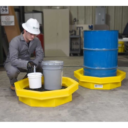 813x689x206mm ドラム缶用オイルパン(格子無)【EA992DB-61】