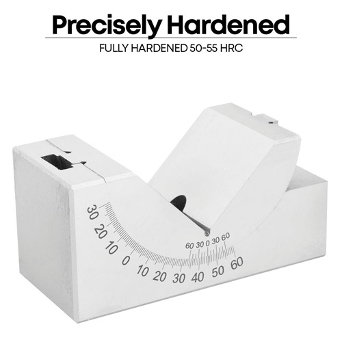 82x 25x 39mm Vブロック(角度調整付)【EA719DB-41】