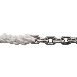 83m/9.5x15.8mm アンカーロープ(チェーン付)【EA915RA-4】