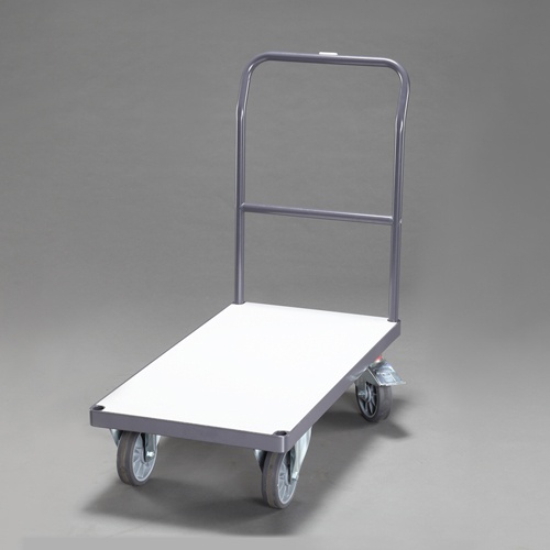 850x500mm/500kg 運搬車(ESD/後自在ブレーキ付)【EA520BE-56】