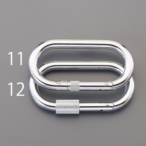 89x36x10mm カラビナ(スチール製)【EA638JW-11】