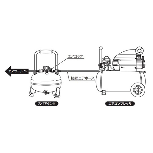 8L 補助タンク(エアーコンプレッサー用)【EA116Z-51】