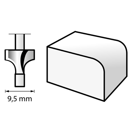 9.5x 4.8mm ルータービット【EA818E-27A】