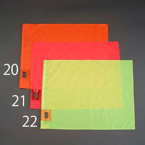 900x1100mm 大旗(ハンドル付/蛍光オレンジ)【EA916XL-20】