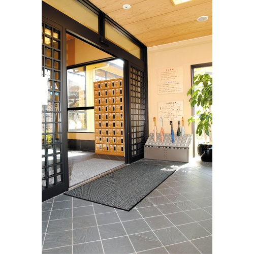 900x1500mm 玄関マット(グレー)【EA997RH-134】