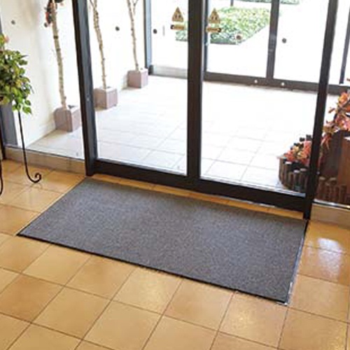 900x1500mm 玄関マット(グレー)【EA997RH-134】