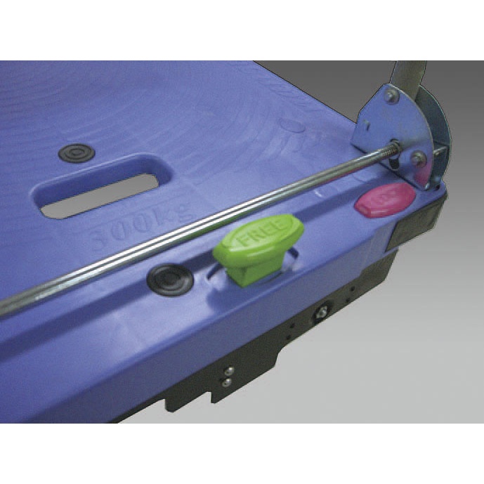 900x600mm/300kg 運搬車(足踏みブレーキ付)【EA520B-43】