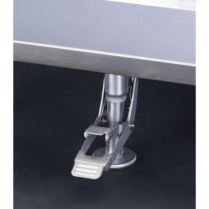 900x600mm/500kg 運搬車(ブレーキ付/ステンレス製)【EA520BS-11】