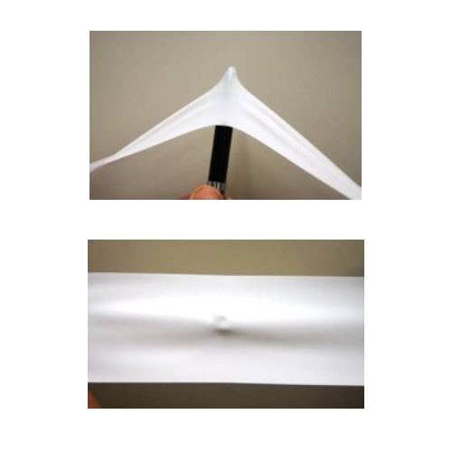 90x125cm エプロン(軽量/打抜き型/白)【EA355A-4】