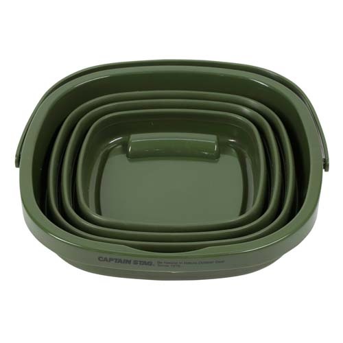 9L バケツ(OD色/折りたたみ式)【EA925MF-69】