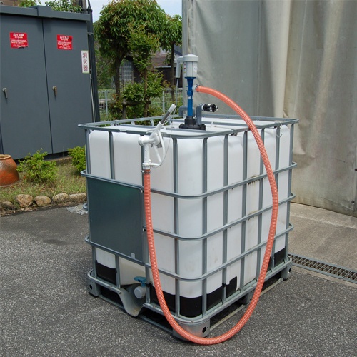 AC100V アドブルー用IBCコンテナポンプ(電動式)【EA990YE-11】