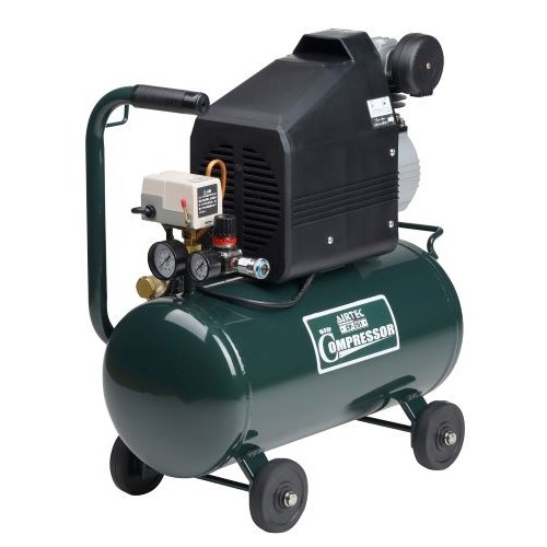 AC100V/0.37kW エアーコンプレッサー(タンク25L)【EA116PN-21】