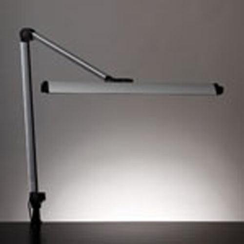 AC100V/19W 照明灯/LED(クランプ式/ワイド/シルバー)【EA761XD-26】
